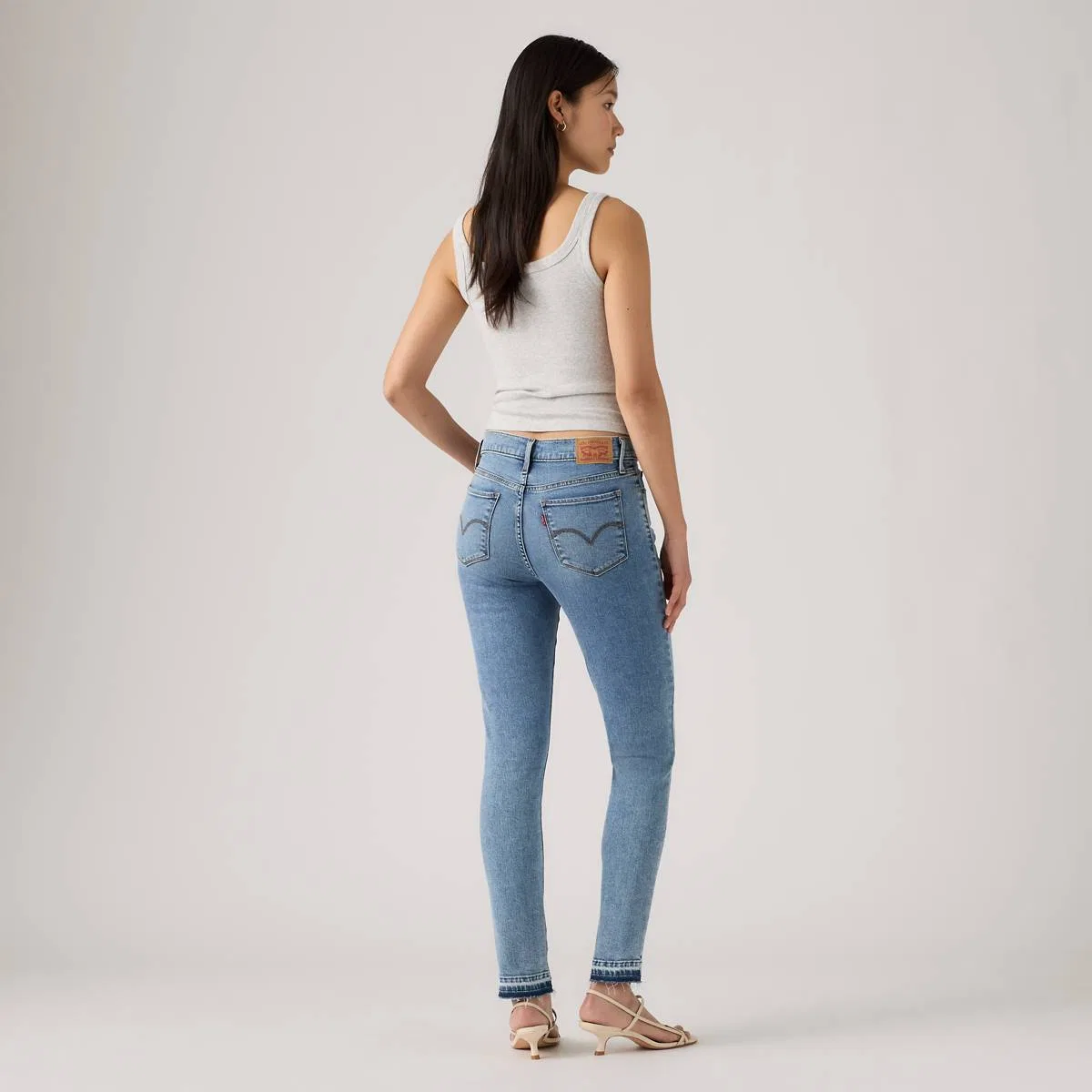 облегающие женские джинсы 311 Levi's, Rough Edges - Dark Wash — фото 3