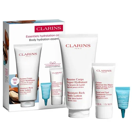 Набор для ухода за телом увлажняющий Clarins Body Hydration Essentials Kit Gift Set
