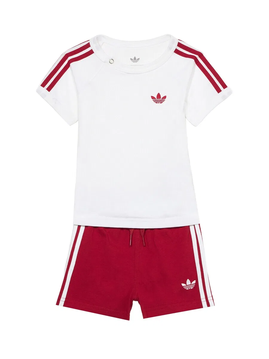 Комплект ADIDAS ORIGINALS в красно-белой расцветке