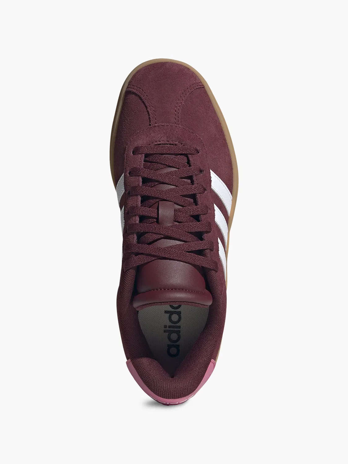 Детские кроссовки с низким весом Adidas VL Court Bold J, красный — фото 3