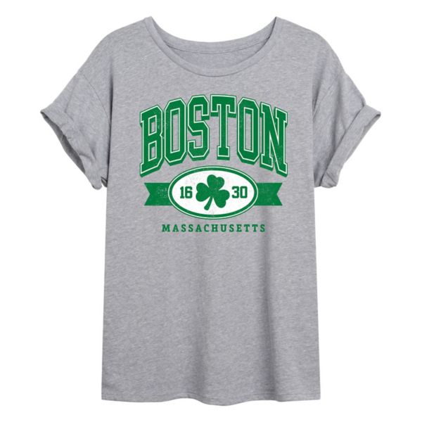 

Оверсайз футболка Boston Clover для подростков Licensed Character, серый