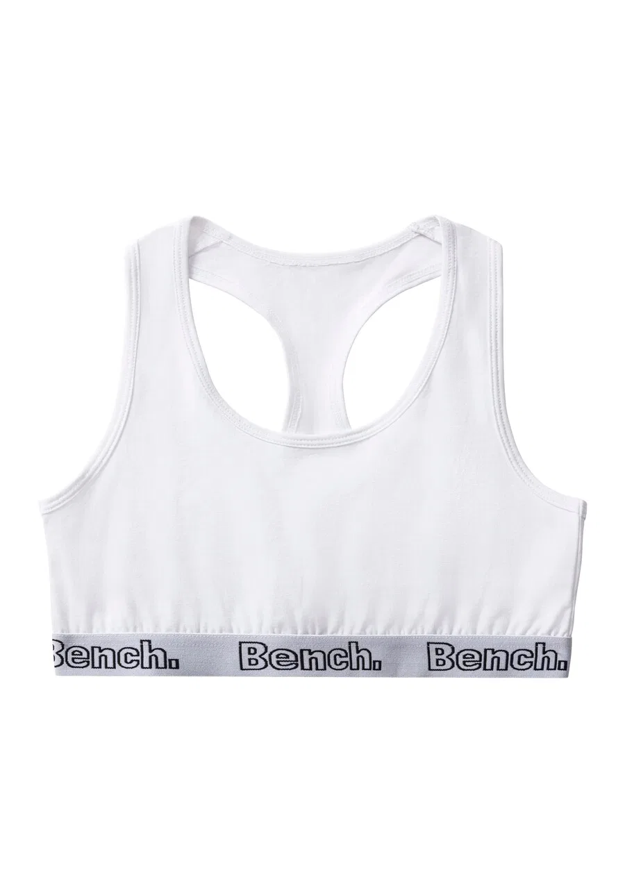 Майка-топ BENCH Bralette небесно-голубого, темно-зеленого и белого цветов — фото 3