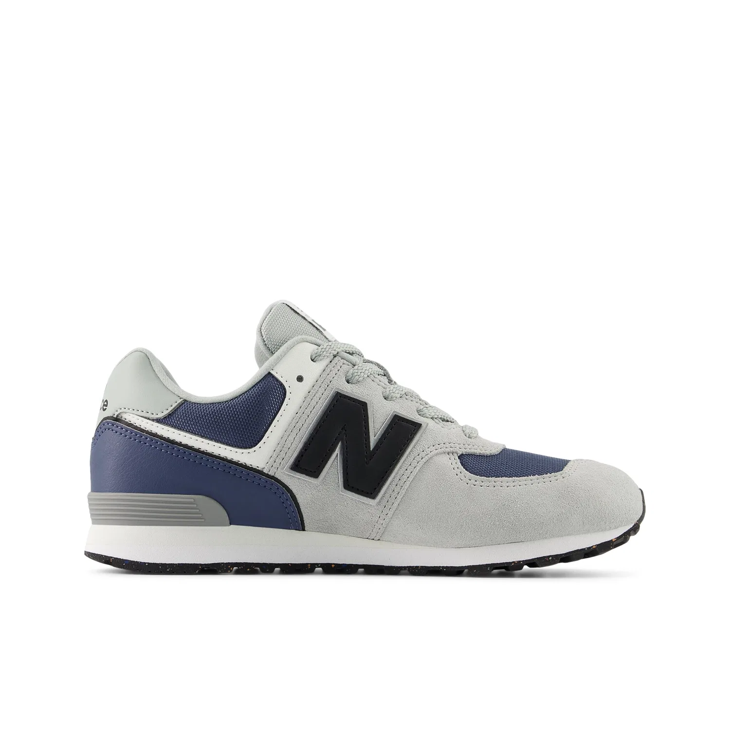 Детские кроссовки на шнуровке 574 New Balance, Lone Star Grey — фото 3