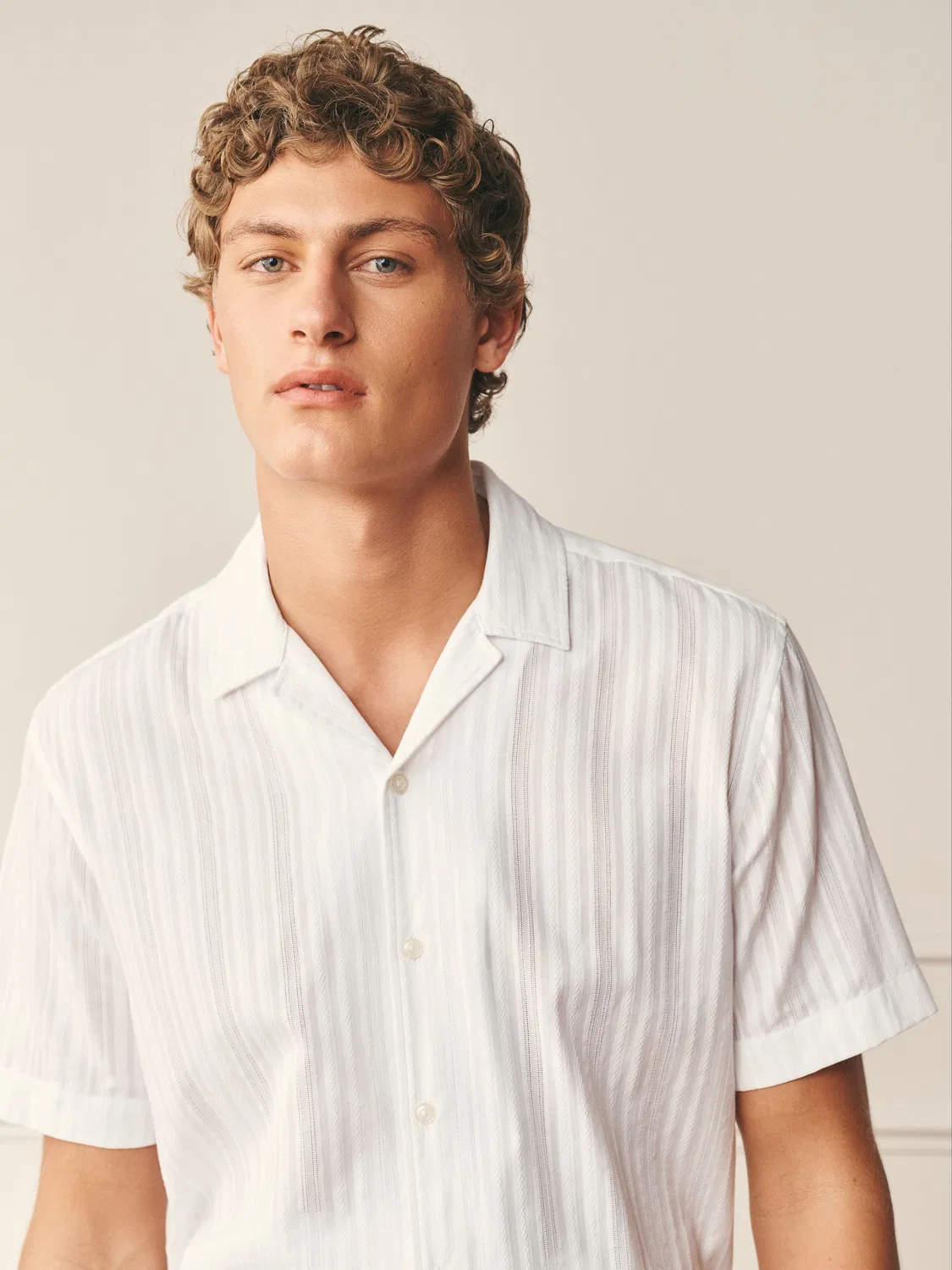 Рубашка с полоской, Regular Fit, Archive Collection Next, White Stripe
