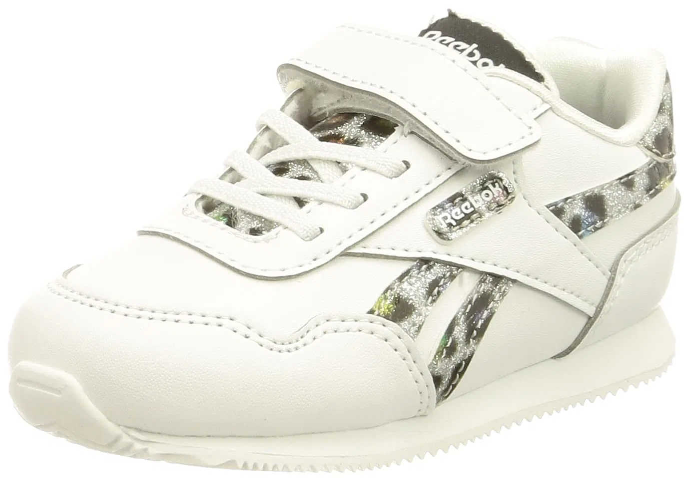 Детские кроссовки для девочек с закрытым носком Royal Cl Jog 3.0 1v Reebok, Ftwr White Ftwr White Core Black