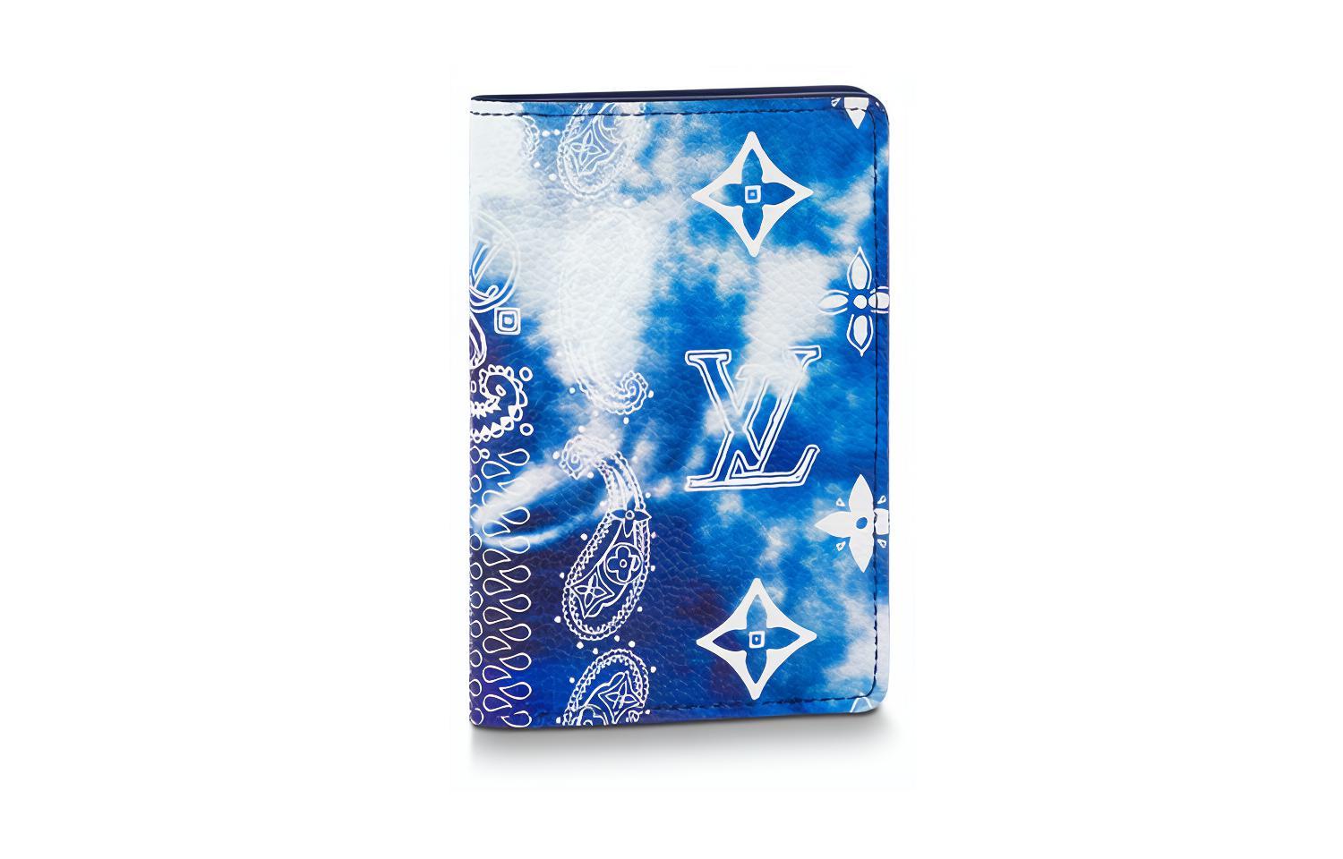 

Карманный органайзер Monogram Bandana Bleached Blue LOUIS VUITTON