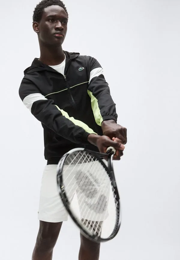 Тренировочная куртка Lacoste Sport, Теннис, черный — фото 4