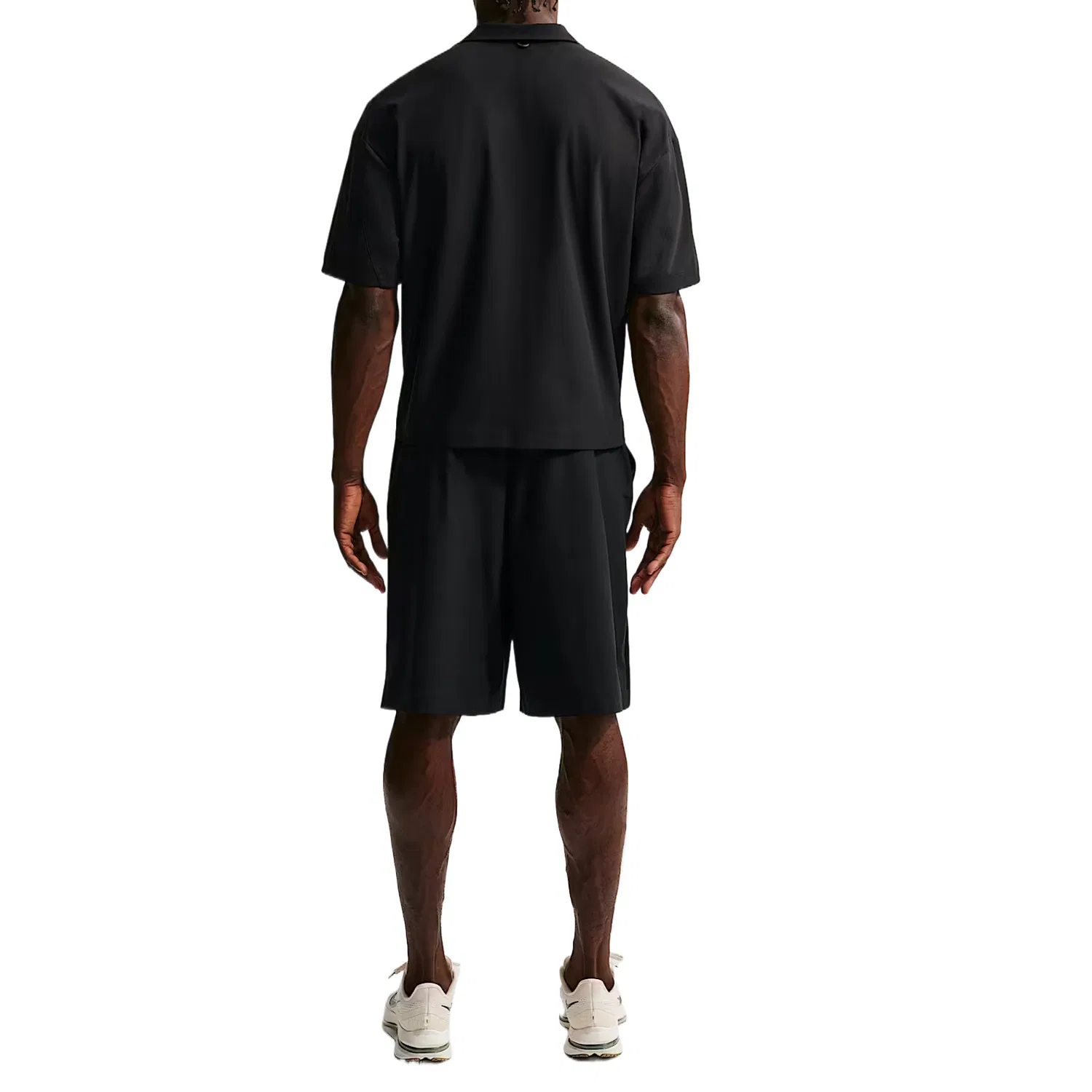 Рубашка на пуговицах 24.7 PerfectStretch Men's Dri-FIT UV Nike, Black/Black/Dark Smoke Gray — фото 3