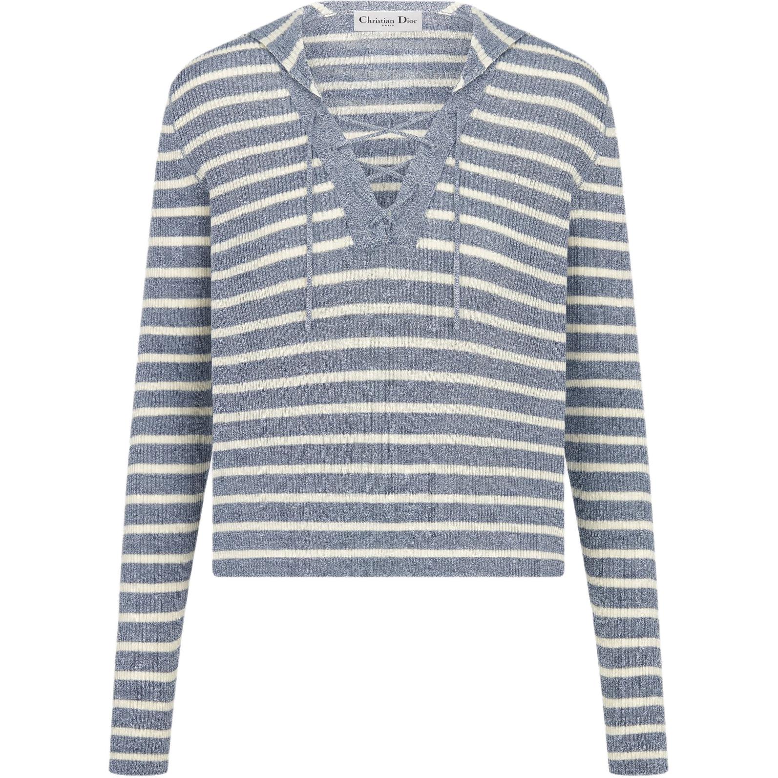 

DIOR Iviera FW25 Вязаный свитер Women's Blue