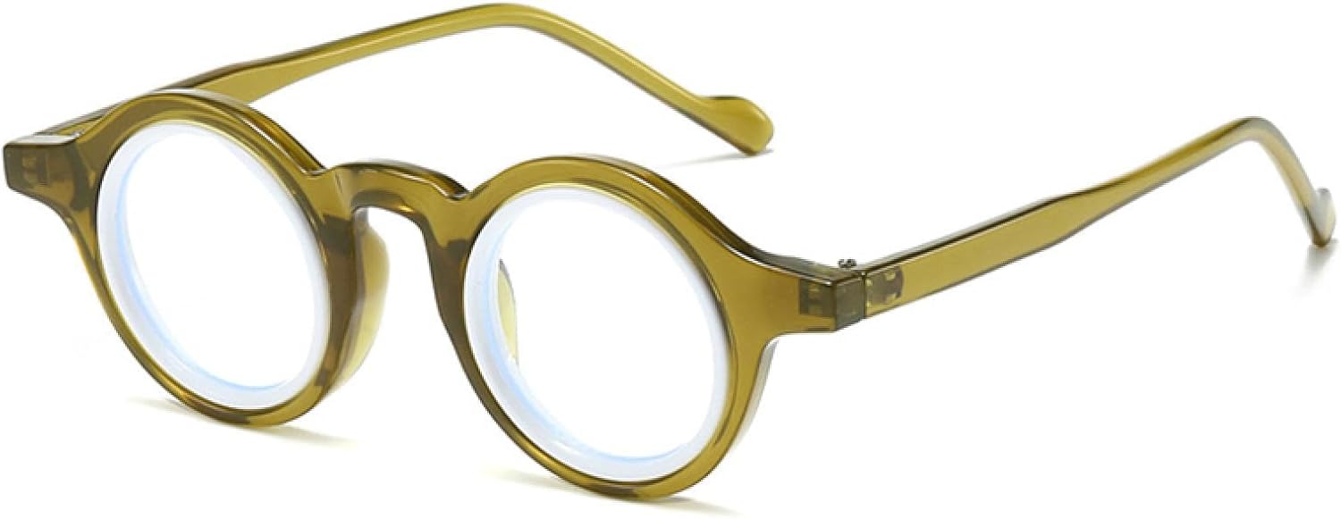 

Солнцезащитные очки с защитой от УФ-излучения UV400 для женщин и мужчин | Маленькая круглая двухцветная оправа в стиле панк | для занятий спортом на открытом воздухе (06) LXLHWN, 03