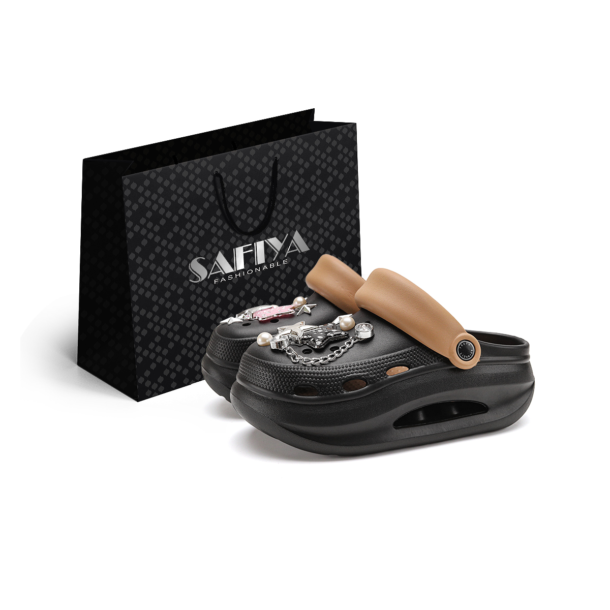Сабо женские SAFIYA, Black