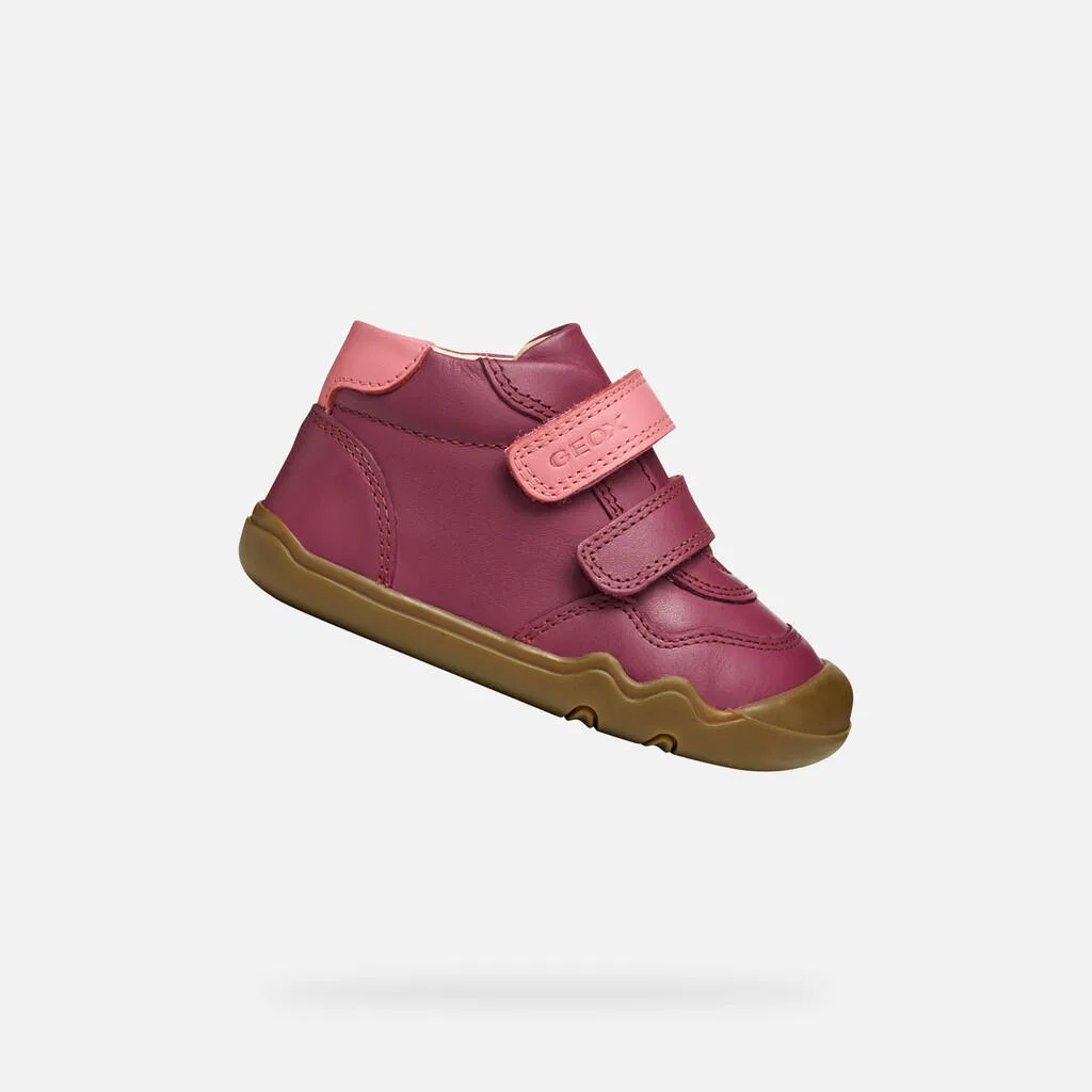 Детские кроссовки для девочек Geox B Steppieup Girl, Violett / Rosa