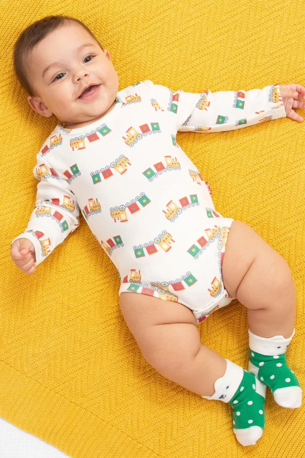 Детские носки с принтом Baby Hello Bear Kite, Multi — фото 3