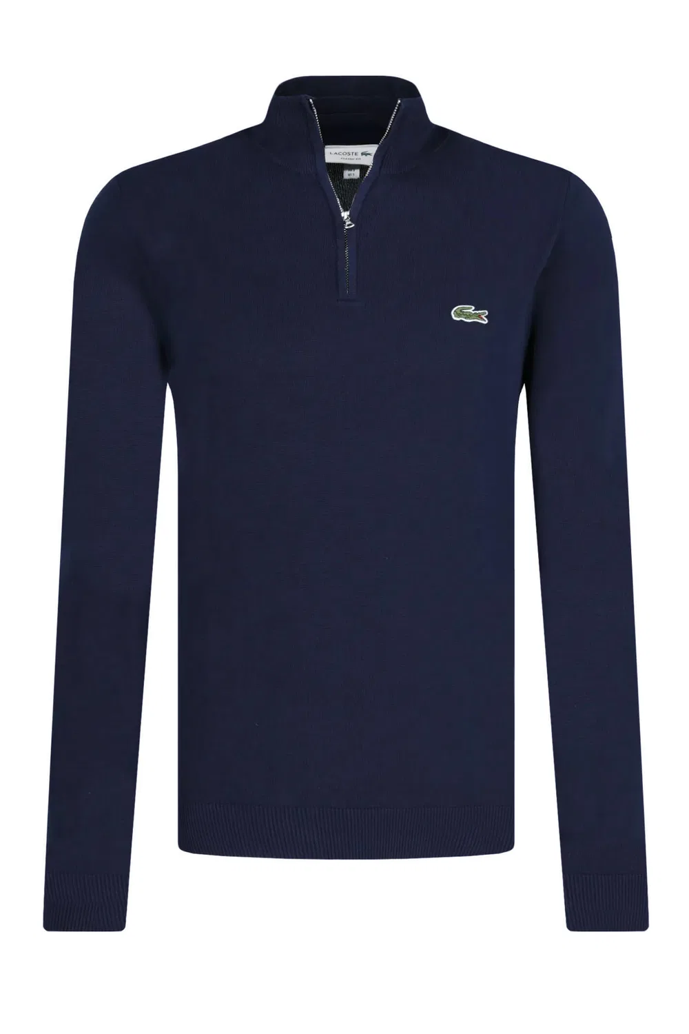 Свитер с молнией Lacoste, темно-синий