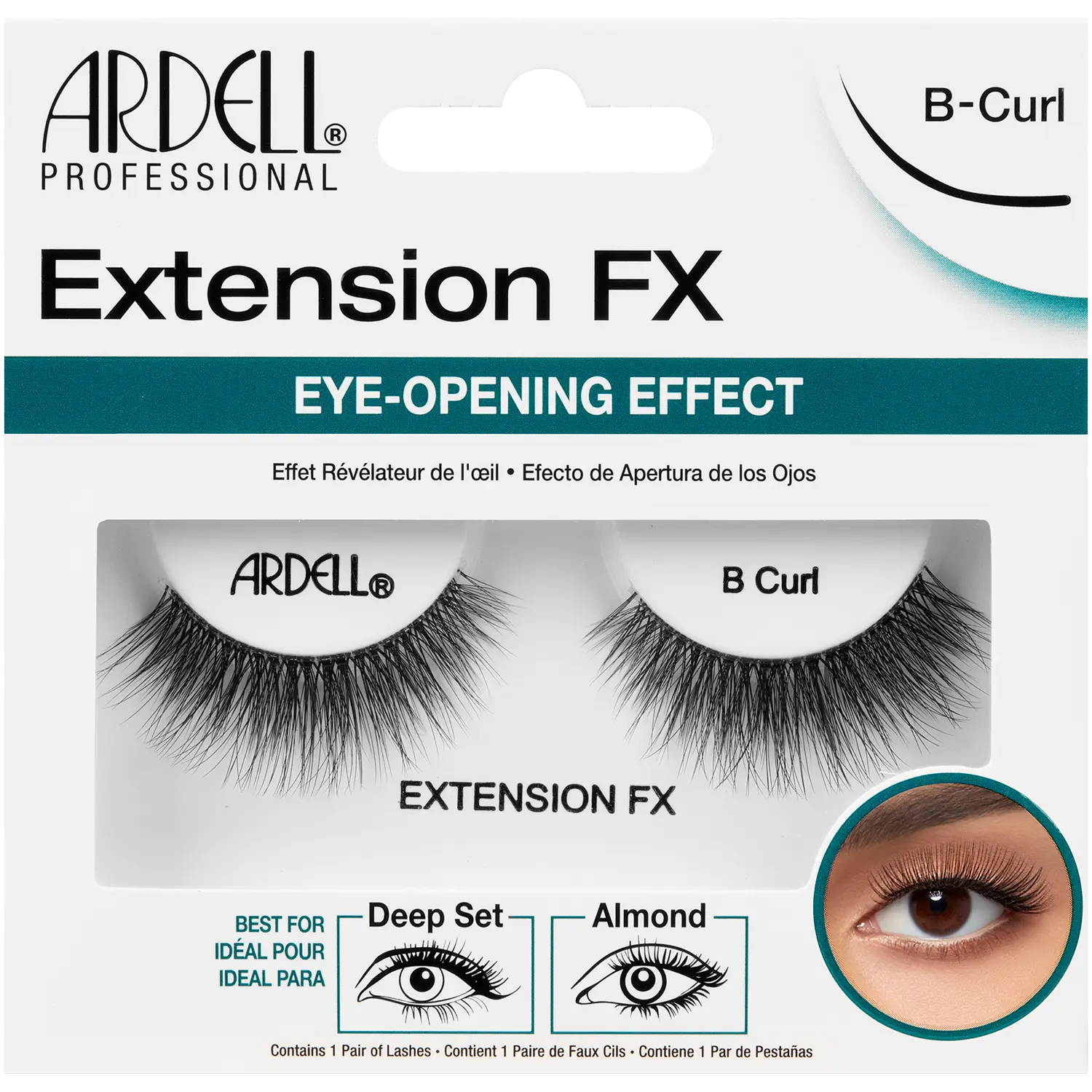 

Ardell Extension FX Curl B накладные ресницы на полоске, 1 упаковка