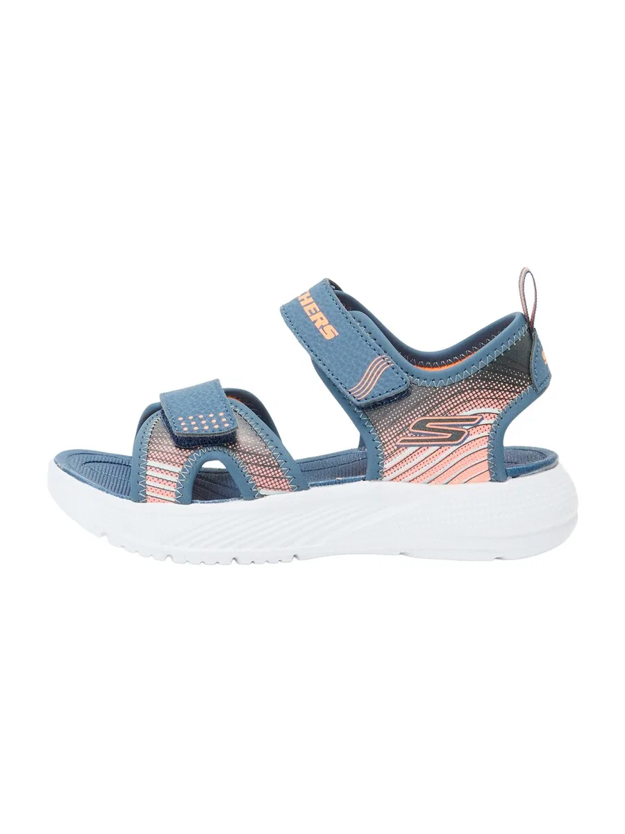Сандалии SKECHERS 'MICROSPEC-SPLASH' темно-синего цвета