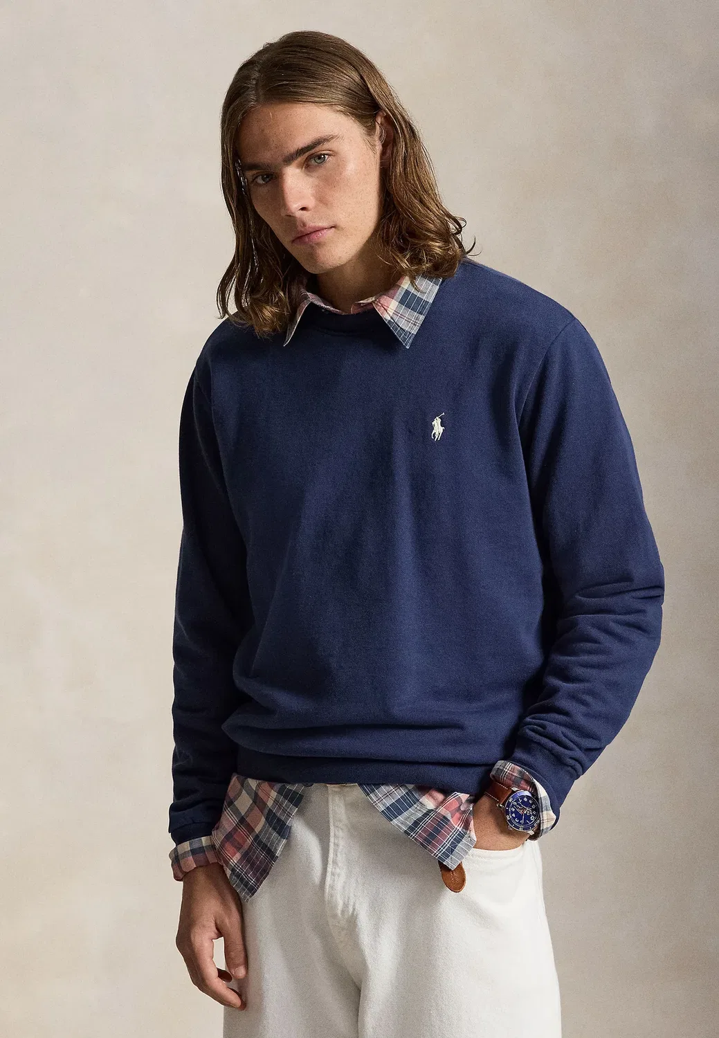 Толстовка с петлевой структурой - толстовка Polo Ralph Lauren, Cruise Navy — фото 2