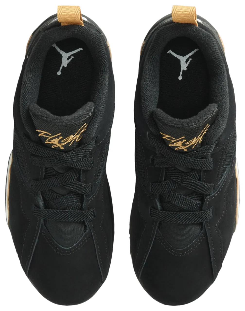 Баскетбольные кроссовки для мальчиков Jordan AJ 7 RM, цвет Black/Metallic Gold/Sail — фото 4