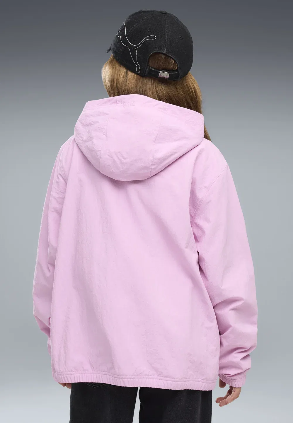 Свободная куртка унисекс на флисовой подкладке - легкая куртка Puma, Mauve Glow — фото 2