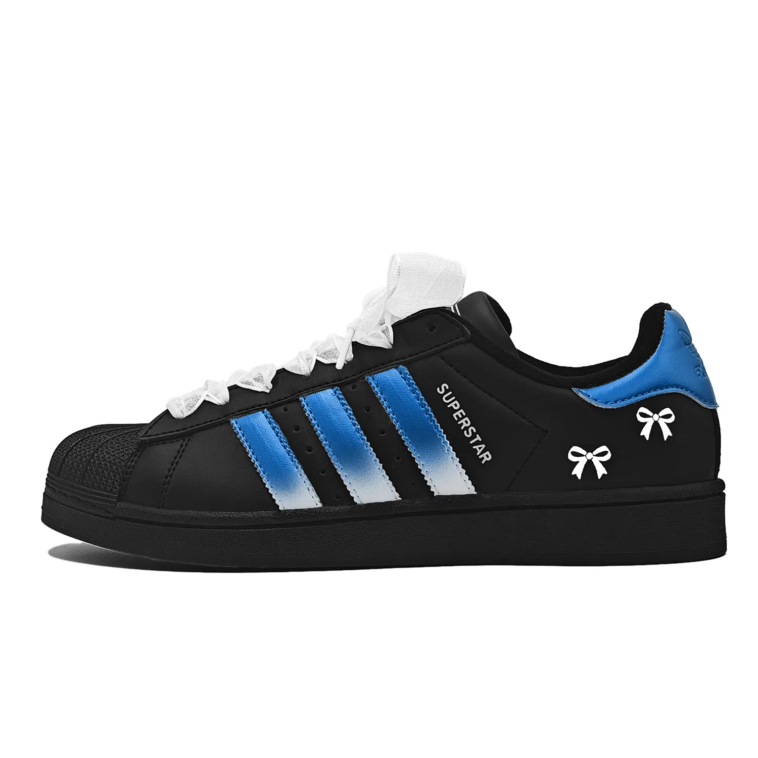 Детские скейтборд-кроссовки с градиентным принтом Superstar 2 Adidas Originals, Blue