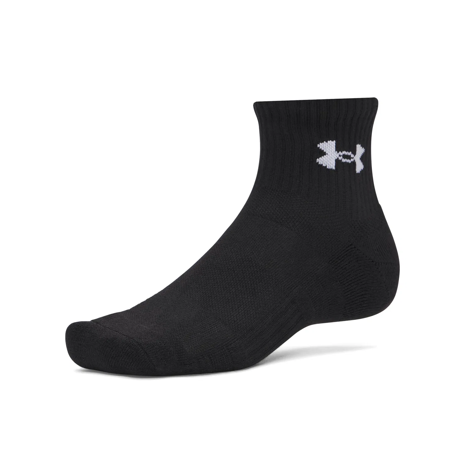 Детские носки Performance Cotton с брендом Under Armour, Цвет: Schwarz Weiss Schwarz — фото 4