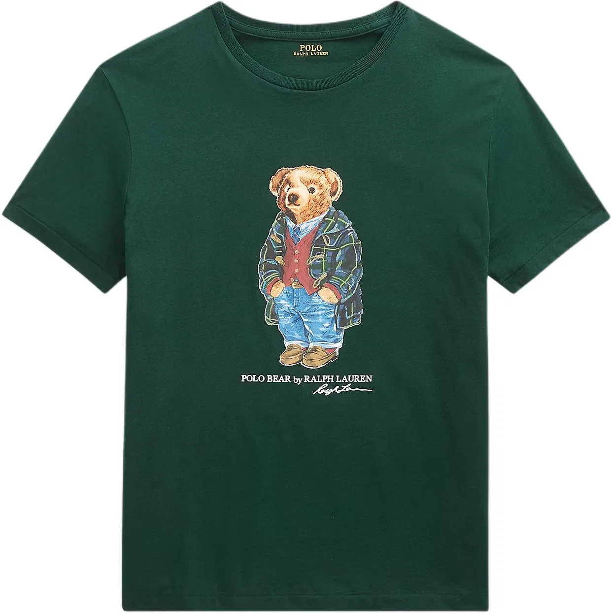 Мужская футболка с длинным рукавом Polo Bear Green Polo Ralph Lauren, Green