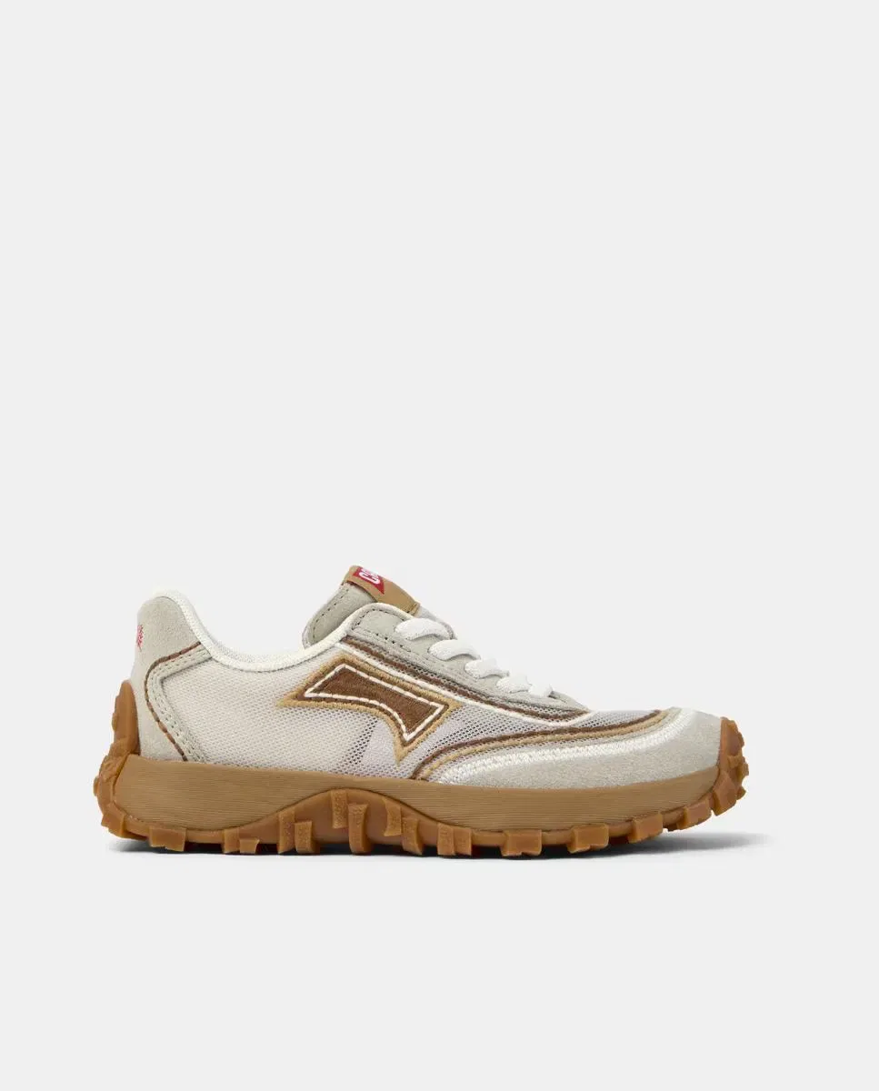 Кроссовки детские Camper Drift Trail Twins, контрастный дизайн, Beige