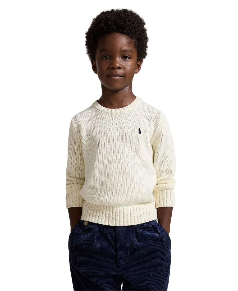 Свитер с круглым вырезом Polo Ralph Lauren, Clubhouse Cream
