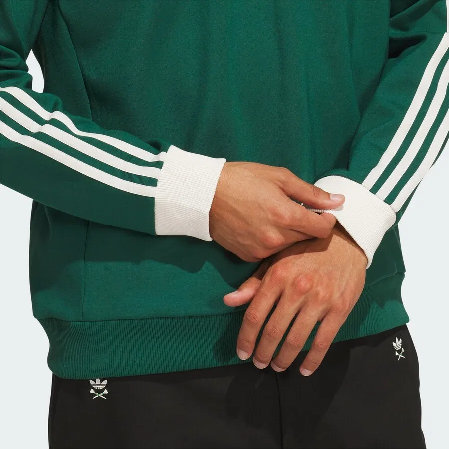 Спортивная толстовка ADIDAS PERFORMANCE зеленого цвета — фото 4