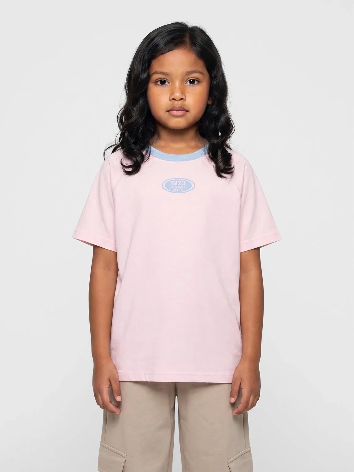Футболка с принтом Hmltimmi Hummel, розовый