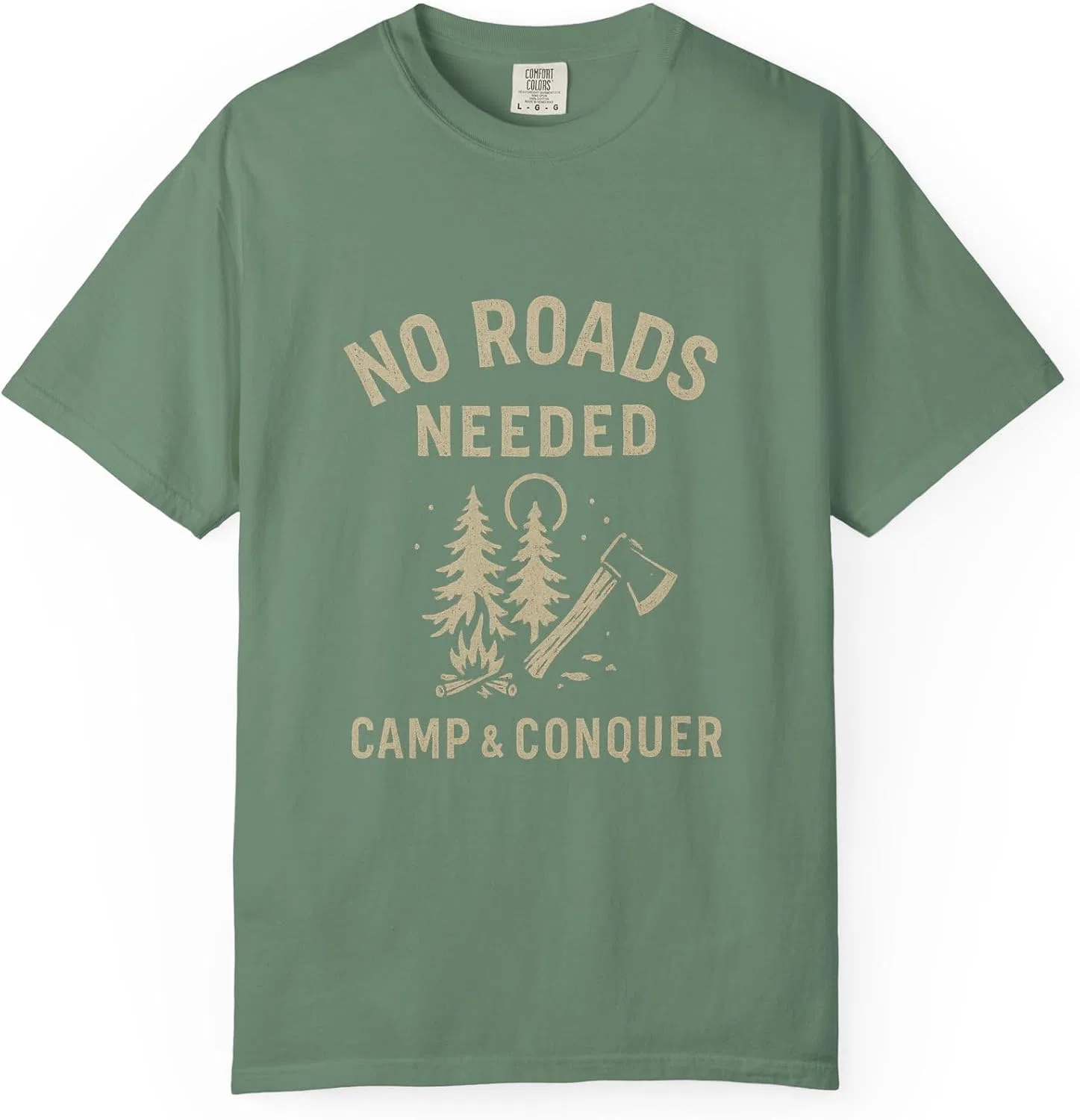 Унисекс футболка с круглым вырезом Comfort Colors 1717, Light Green