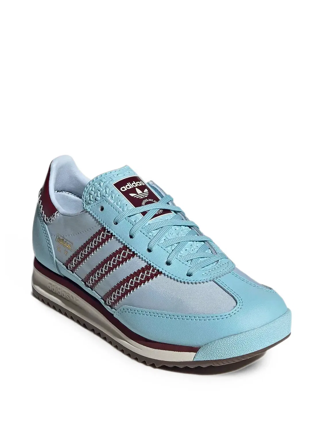 Кроссовки SL 72 с вышивкой Adidas Kids, синий