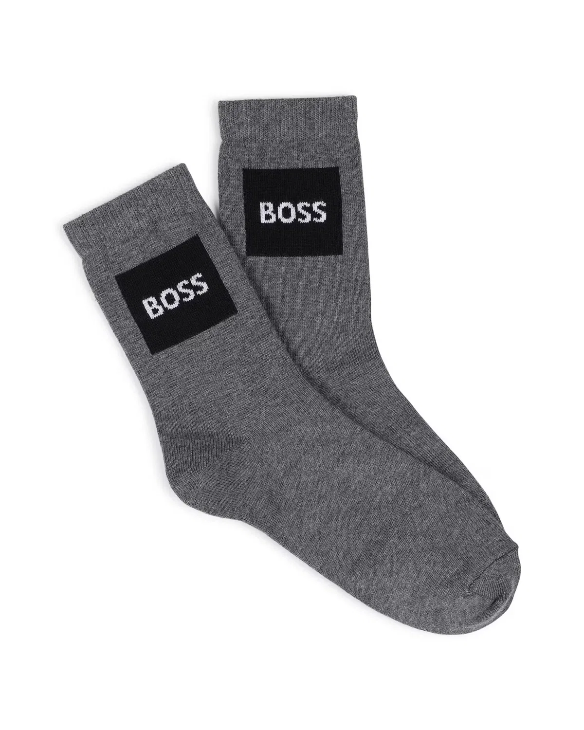 Детские носки для мальчиков с логотипом 3 пары BOSS Kidswear, Blanco — фото 3