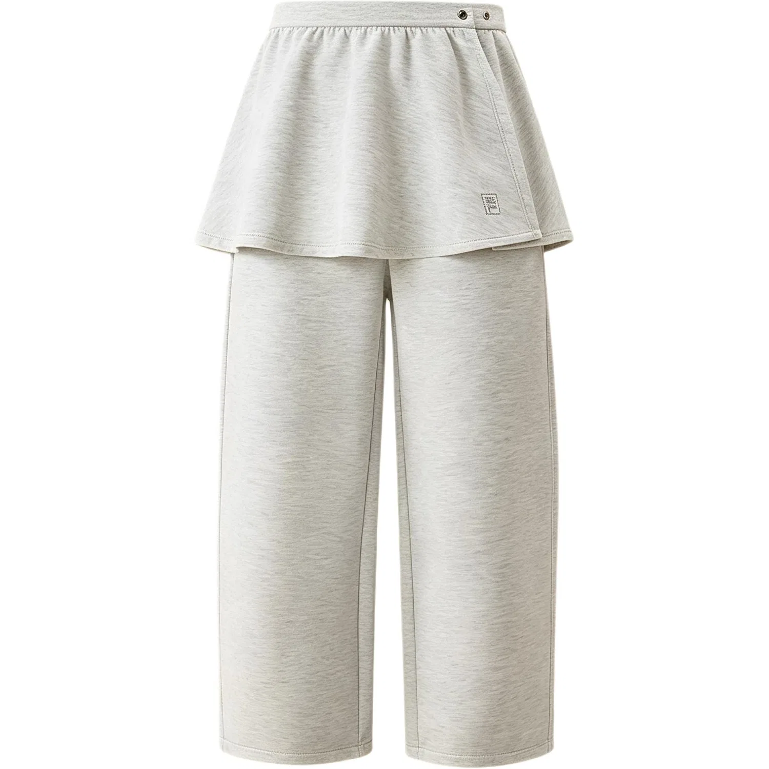 Детские брюки среднего кроя Ivory Heather Gray-MG FILA KIDS