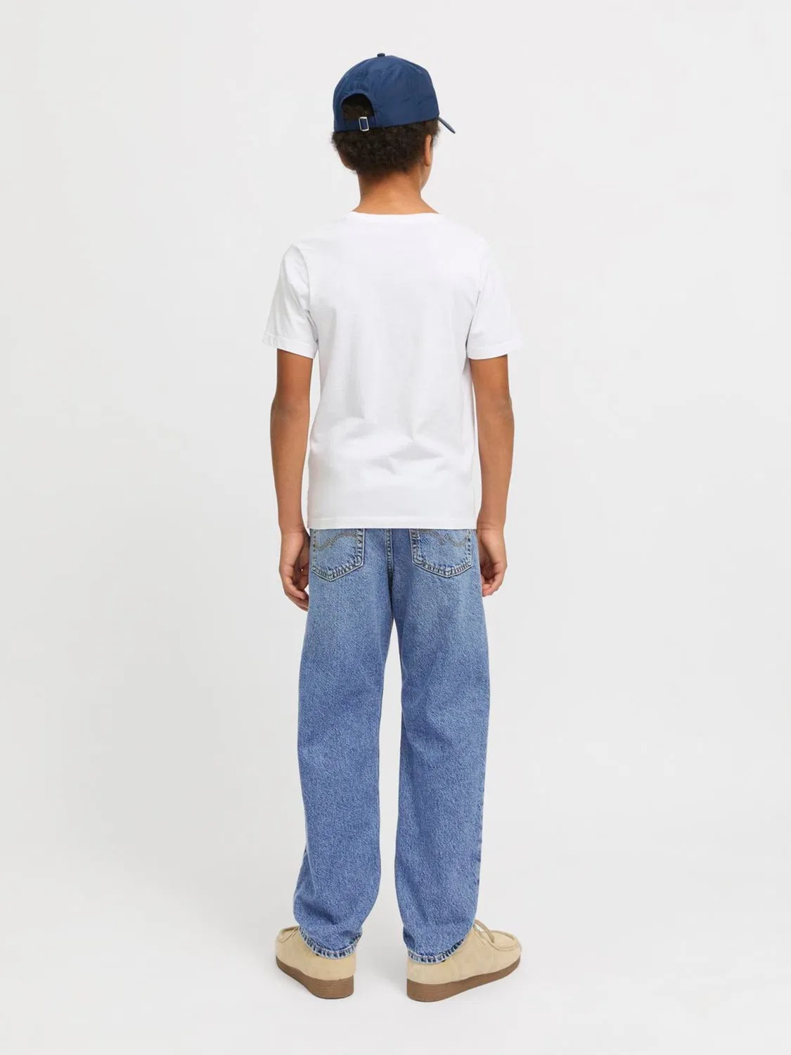 Джинсы свободного кроя Chris JACK & JONES JUNIOR, синие — фото 4