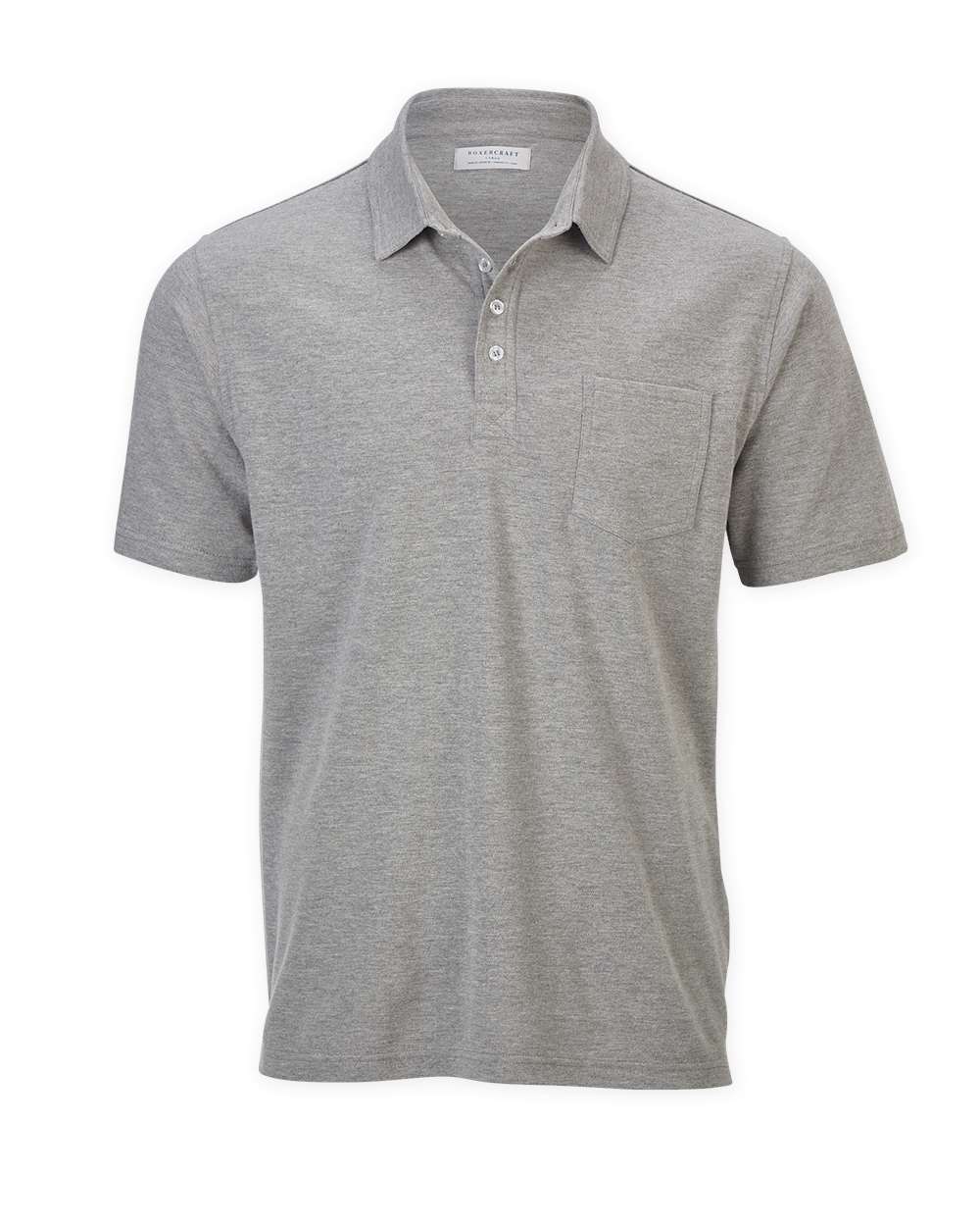 

Пике Поло Boxercraft, цвет oxford heather
