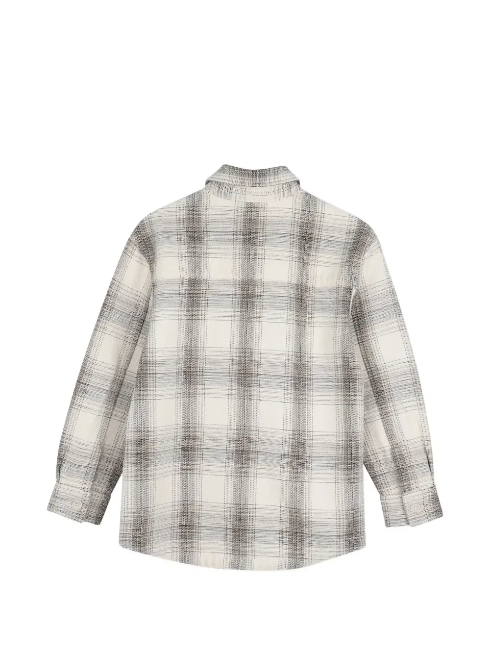 Клетчатая рубашка с карманом Boss Kidswear, бежевый — фото 2