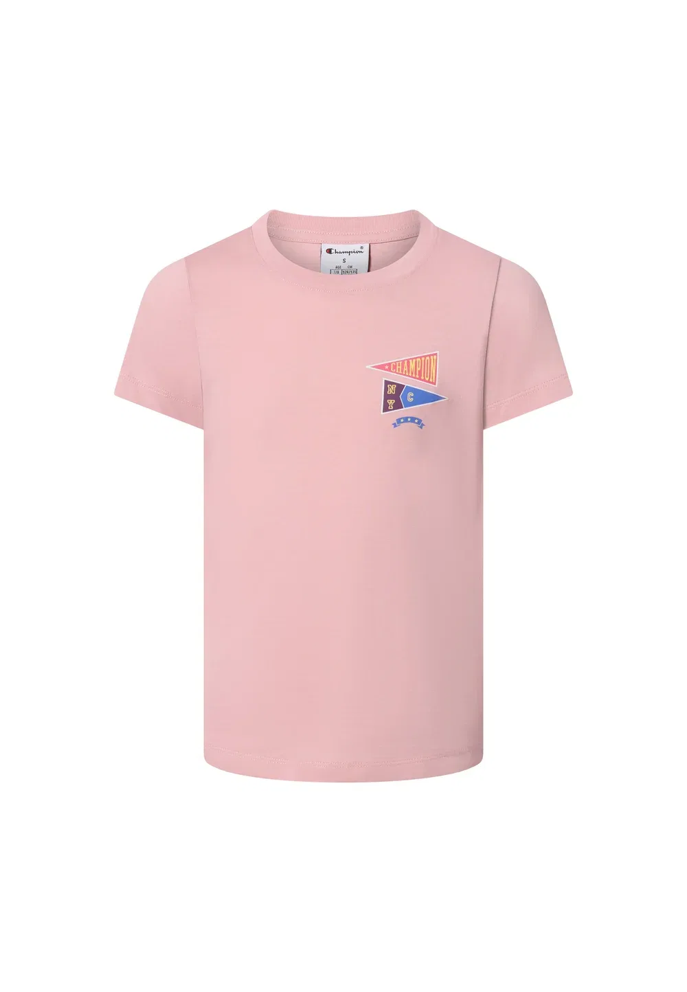 Стандартный крой - футболка с принтом Champion, Light Pink — фото 4