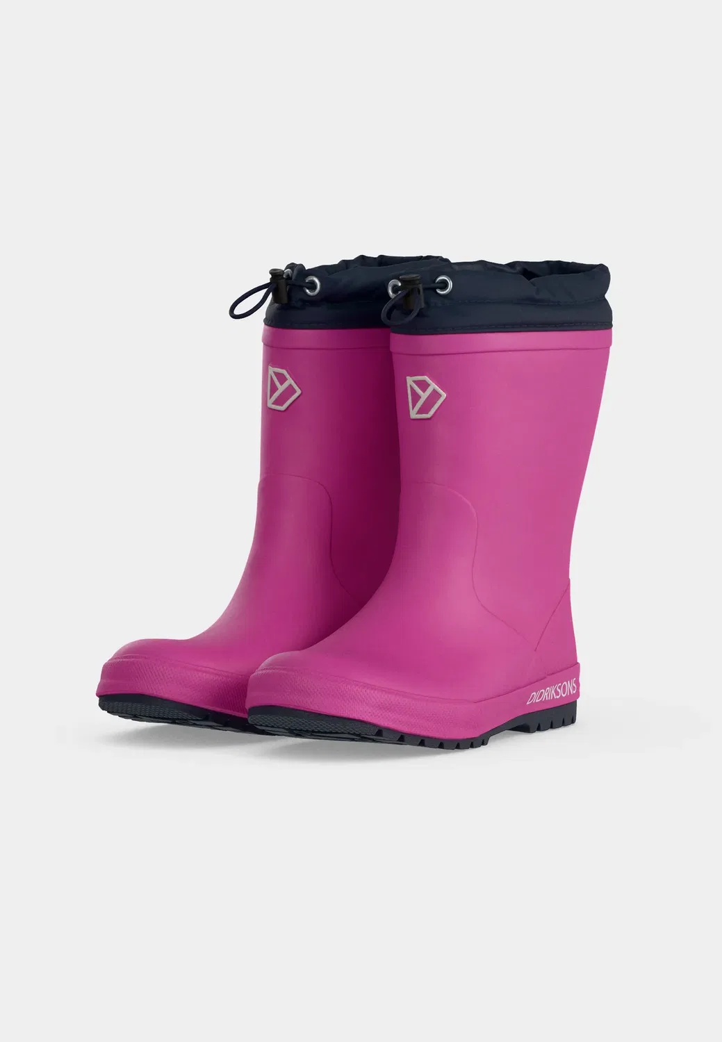Детские сапоги Slush унисекс - резиновые сапоги Didriksons, Pink — фото 3