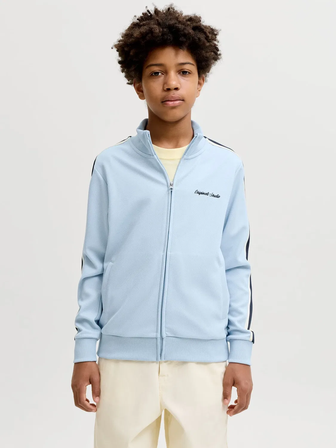 Кардиган вязаный Jack & Jones Junior, синий — фото 2