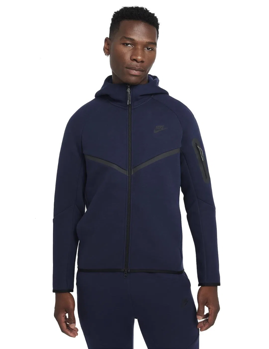 Мужская куртка из флиса Nike Tech Fleece, Navyblau