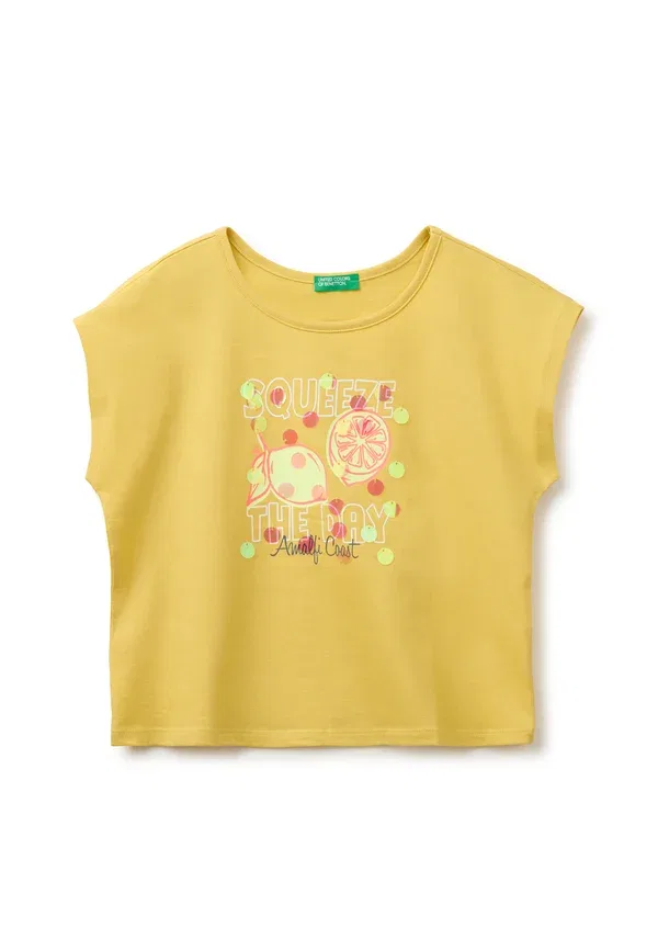 Топ United Colors Of Benetton, желтый