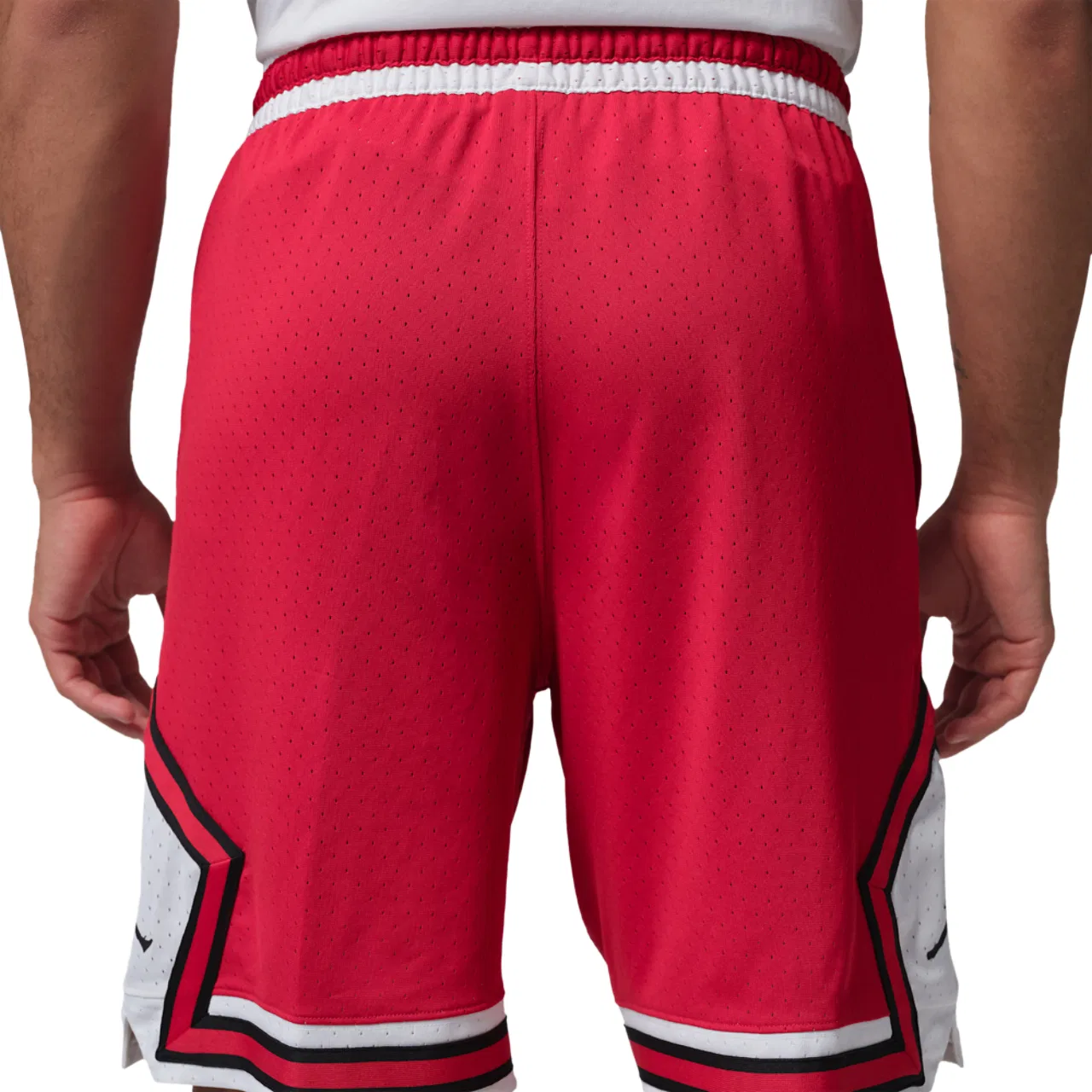 Мужские шорты Dri-FIT SPT 9" Diamond Jordan, цвет White/Gym Red — фото 2