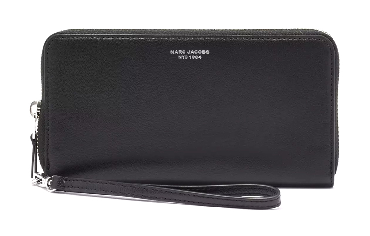 

Кошелёк из козьей кожи женский чёрный MARC JACOBS