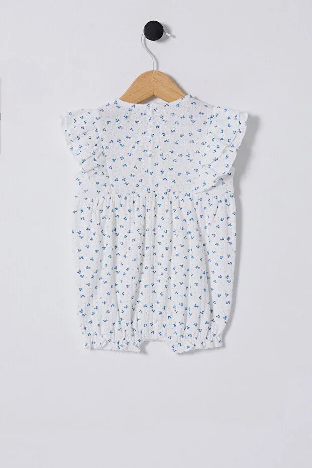Детский комбинезон для девочек хлопковый U.S. Polo Assn., Blue — фото 2