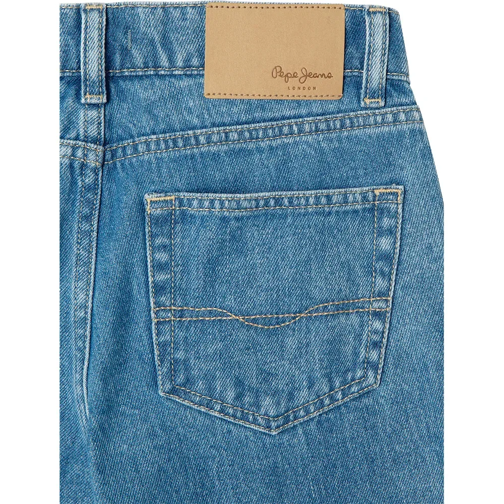 Джинсы прямого кроя Myron Pepe Jeans, синий — фото 4