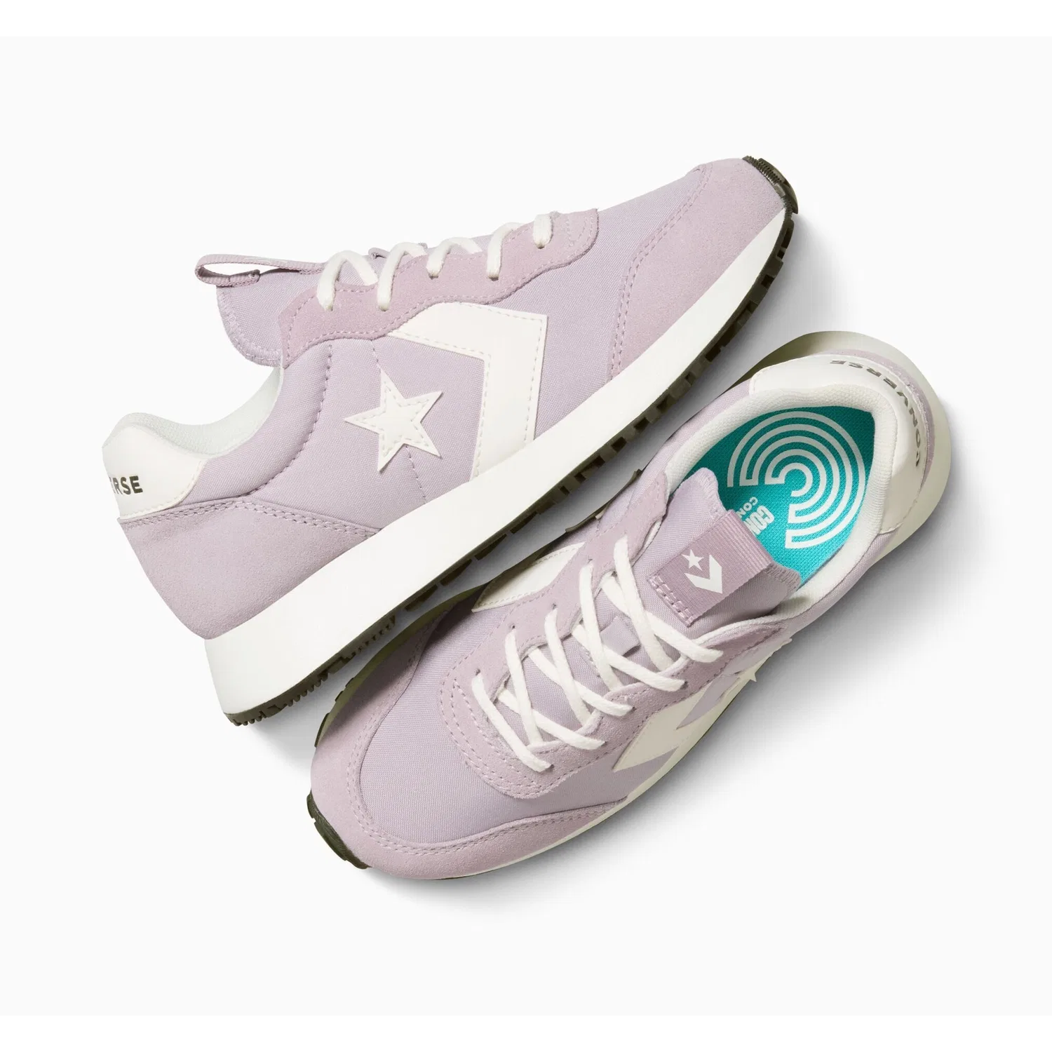Детские кроссовки Omega Trainer Converse, Altitude Lilac/Vintage White/Black — фото 4