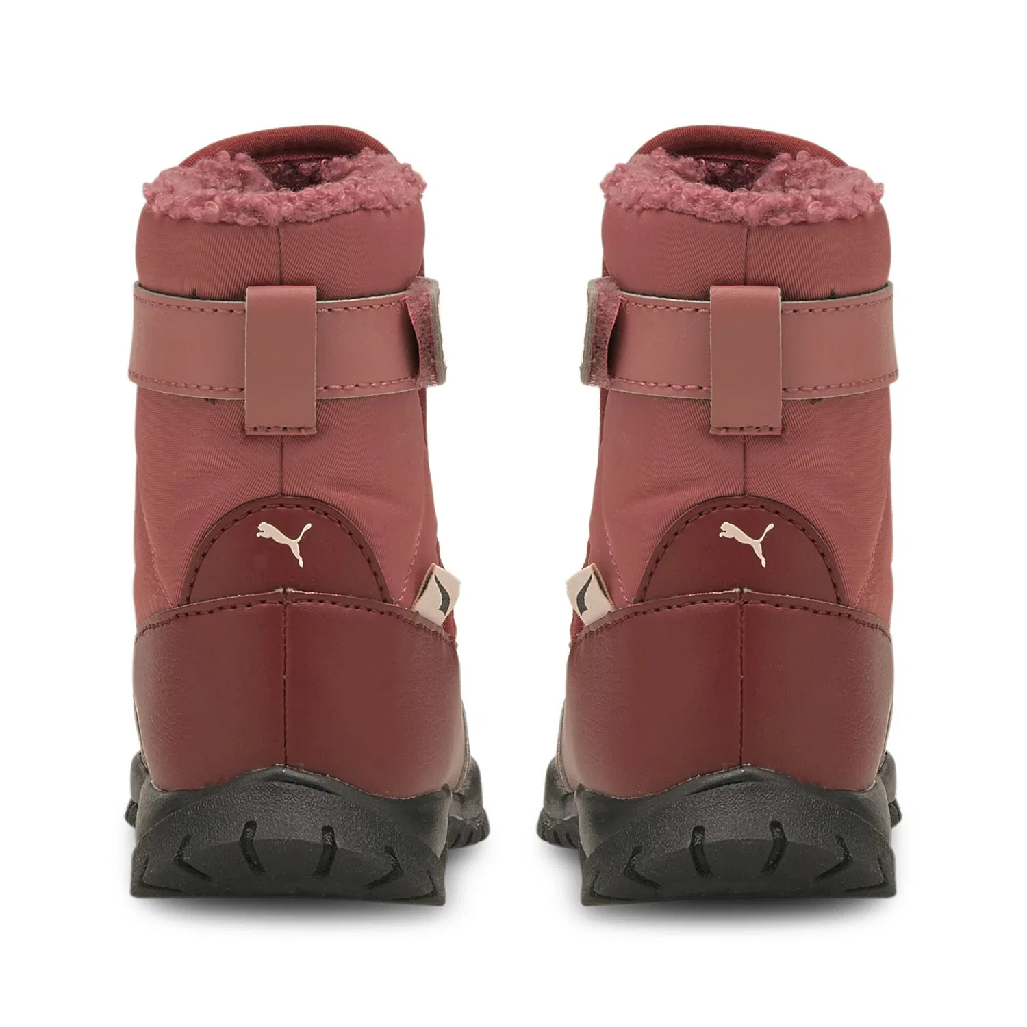 Детские зимние ботинки водонепроницаемые PUMA Nieve Boot Wtr Ac Inf PUMA, Black Mauvewood Lotus — фото 3