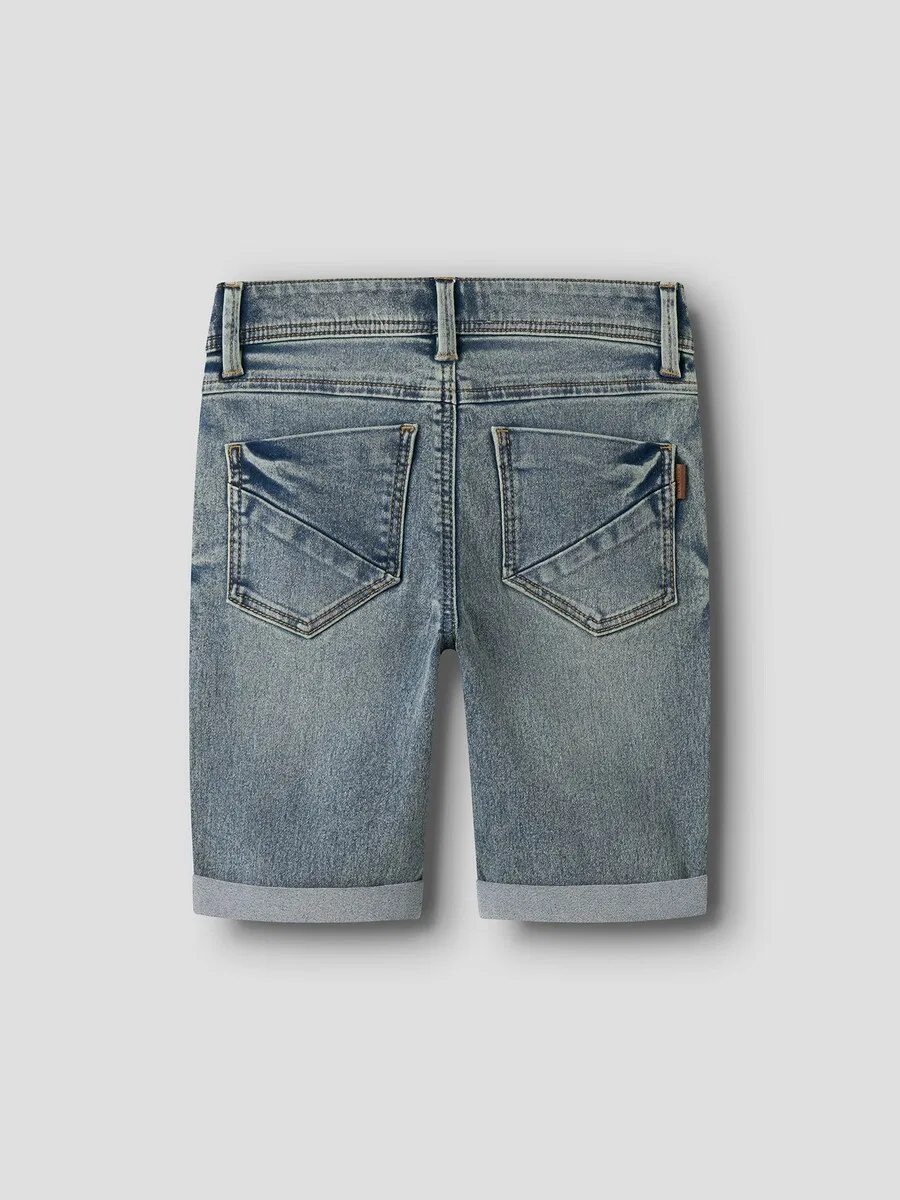 Джинсовые шорты NAME IT Slim fit 'Sofus' синего цвета — фото 2
