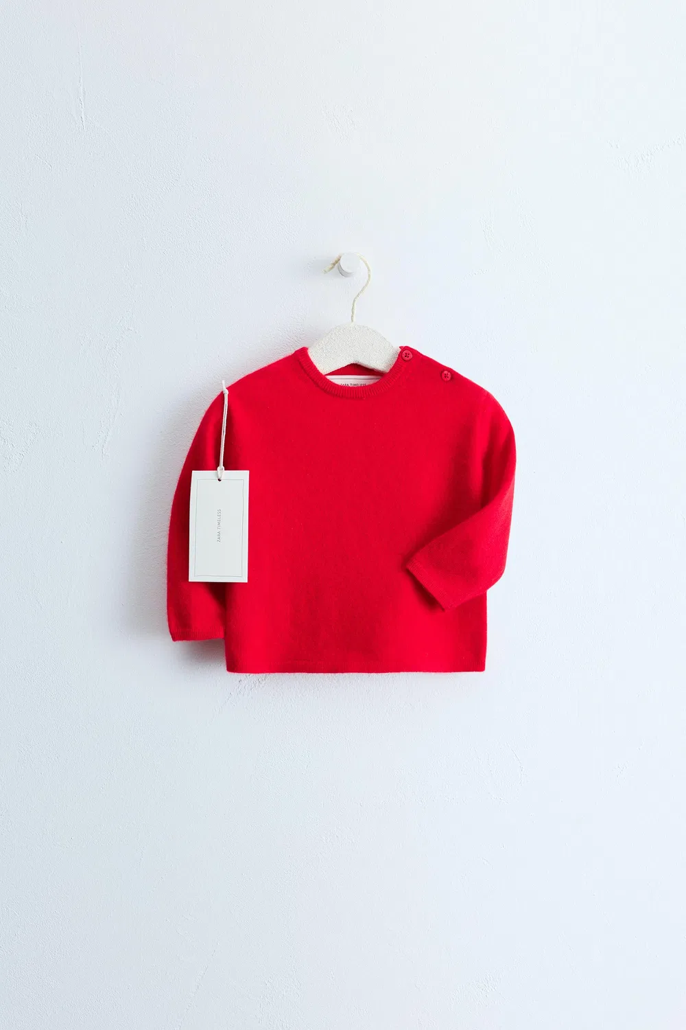 ZARA TIMELESS - Свитер из 100% кашмира, Red